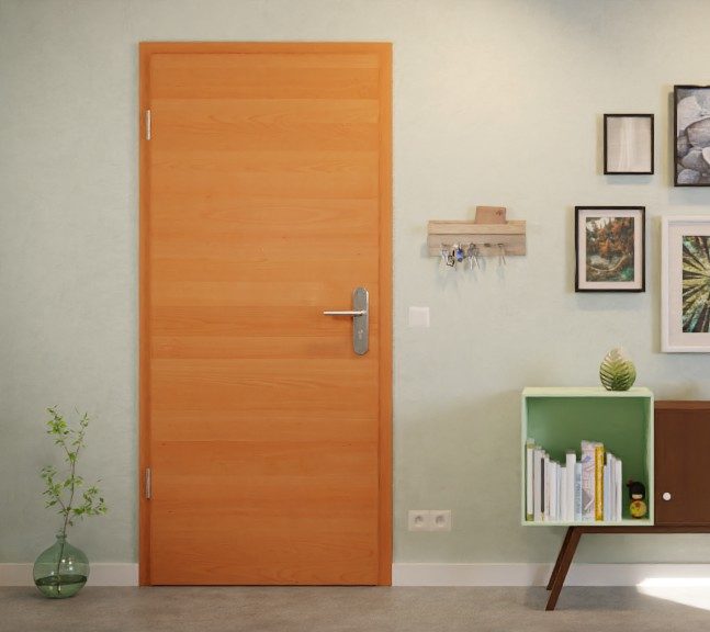 Buche Quer Living - Wohnungseingangstür