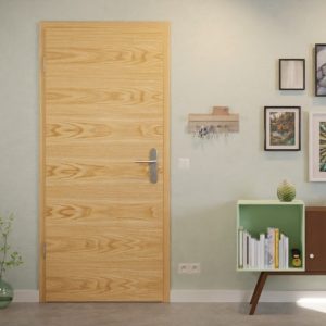 Weisseiche Cross - Wohnungseingangstür