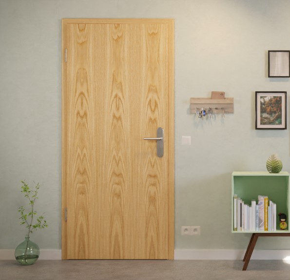 Weisseiche - Wohnungseingangstür