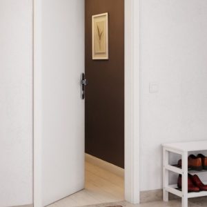 Weiss 9016 Lebolit - Wohnungseingangstür