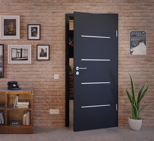 Steel-Plain Ultramatt Anthrazit - Innentür