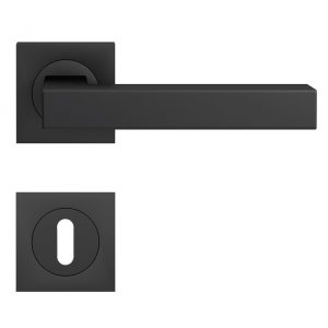 Modell Seattle ER46Q Schwarz eckige Rosettengarnitur