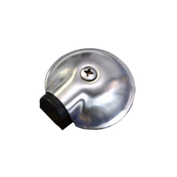 Boden-Türstopper Edelstahl mit Bodenbefestigung